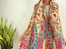 Charger l'image dans la galerie, EMBROIDERY SILK SCARF 14
