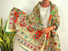 Charger l'image dans la galerie, EMBROIDERY SILK SCARF 11
