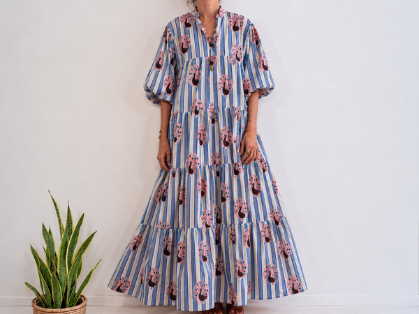 TOSCANA DRESS - BLUE