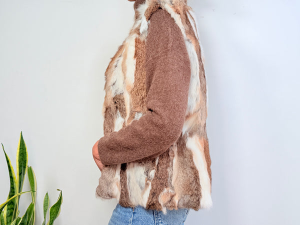 FUR VEST - NATURAL