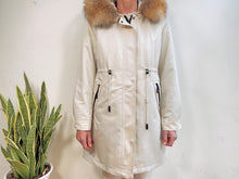 Load image into Gallery viewer, RABBIT/FOX PARKA - BONE
