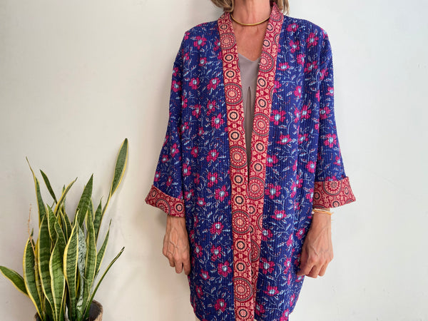 QUILTED COTTON KIMONO 7