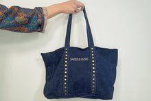 Load image into Gallery viewer, SHOPPING STUD BAG - NAVY
