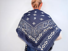 Load image into Gallery viewer, BANDANA SCARF - NAVY
