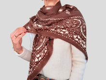 Load image into Gallery viewer, BANDANA SCARF - CHOCOLATE

