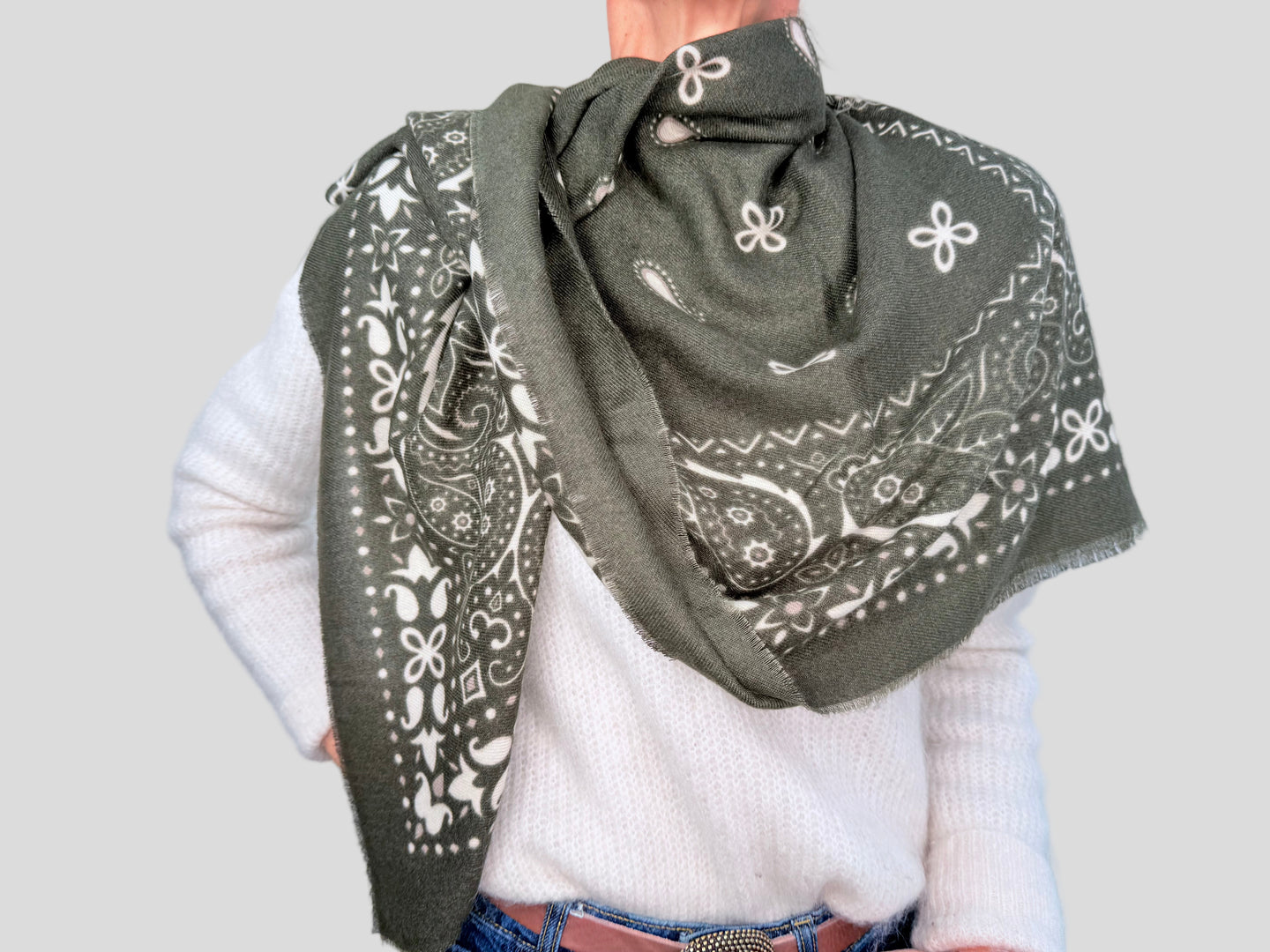 BANDANA SCARF - GREEN