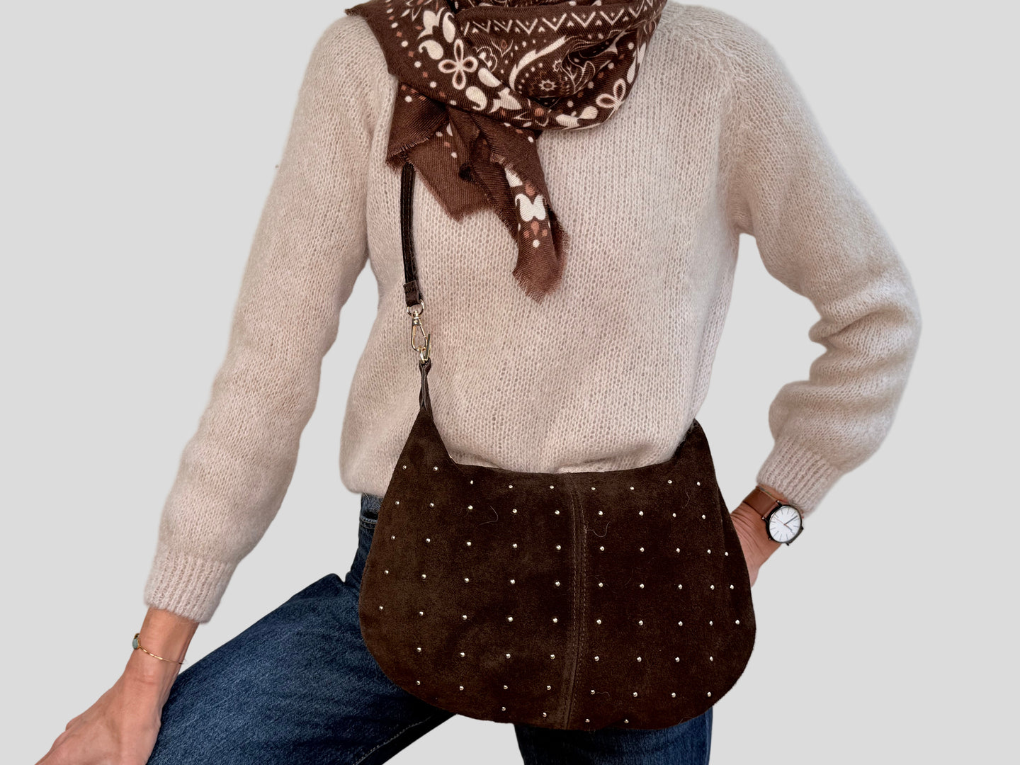 MOON BAG - CHOCOLATE