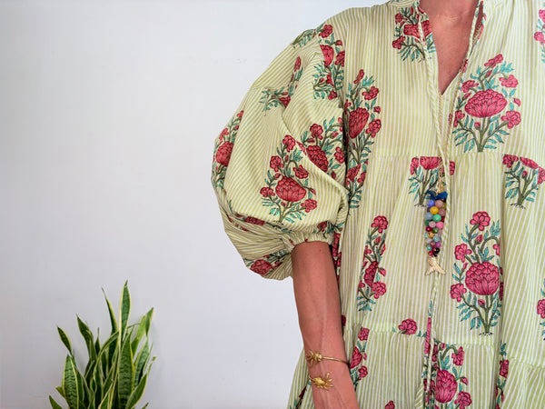 TOSCANA DRESS - GREEN