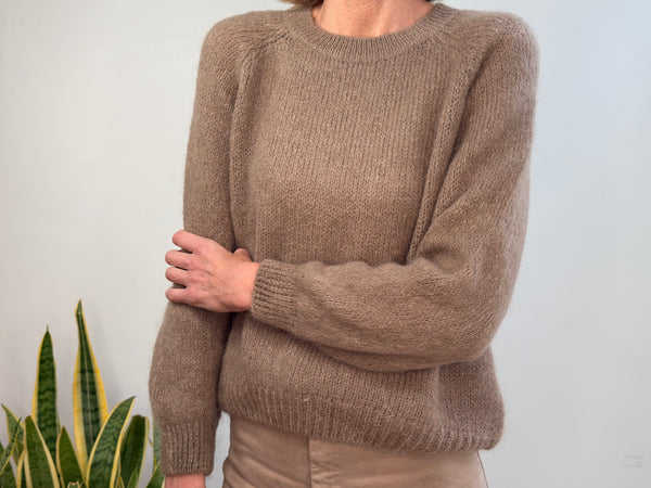 EVA MOHAIR JUMPER - TOPO