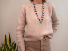 Cargar imagen en el visor de la galería, EVA MOHAIR JUMPER - HUESO
