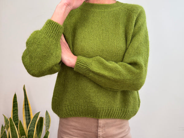 EVA MOHAIR JUMPER - GREEN