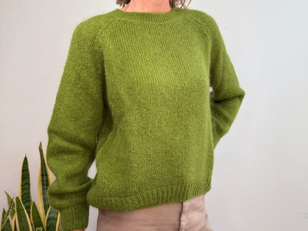 EVA MOHAIR JUMPER - GREEN