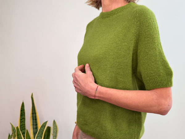 INGRID ALPACA JUMPER -  GREEN