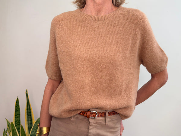 INGRID ALPACA JUMPER -  CAMEL