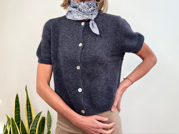 INGRID ALPACA MANGA CORTA -  GREY