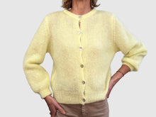 Load image into Gallery viewer, ANAÏS MOHAIR CARDIGAN - YELLOW
