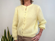 Load image into Gallery viewer, ANAÏS MOHAIR CARDIGAN - YELLOW
