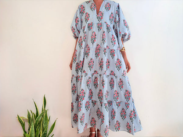 TOSCANA DRESS - BLUE