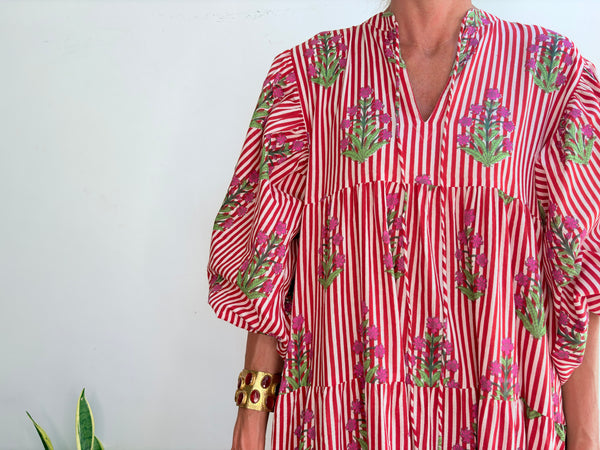 TOSCANA DRESS - RED