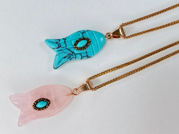 PEZ NECKLACE - TURQUOISE