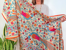 Cargar imagen en el visor de la galería, EMBROIDERY SILK SCARF 33
