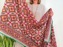 Cargar imagen en el visor de la galería, EMBROIDERY SILK SCARF 32
