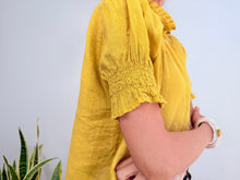 Charger l'image dans la galerie, CAMISA LINO FRUNCES - PISTACHO
