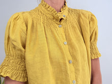 Charger l'image dans la galerie, CAMISA LINO FRUNCES - PISTACHO
