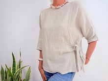 Charger l'image dans la galerie, CAMISA LINO LAZO - PIEDRA
