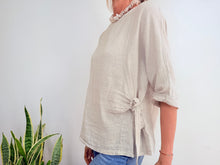 Charger l'image dans la galerie, CAMISA LINO LAZO - PIEDRA
