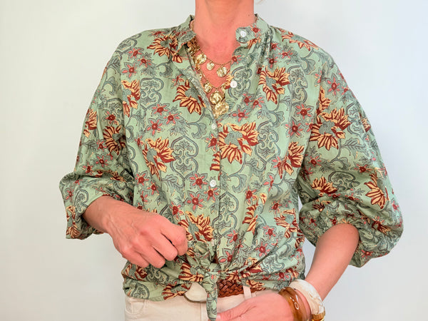 FLORAL BOHO SHIRT 3