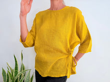 Carica l'immagine nel visualizzatore di Gallery, CAMISA LINO LAZO - AMARILLO
