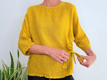 Carica l'immagine nel visualizzatore di Gallery, CAMISA LINO LAZO - AMARILLO
