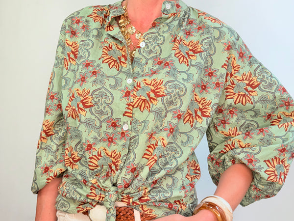 FLORAL BOHO SHIRT 3