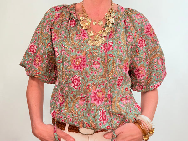 FLORAL BOHO SHIRT 8