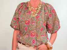 Load image into Gallery viewer, FLORAL BOHO SHIRT 8
