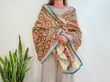 Load image into Gallery viewer, EMBROIDERY SILK SCARF 3
