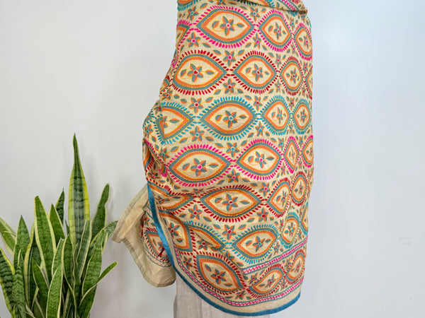 EMBROIDERY SILK SCARF 3