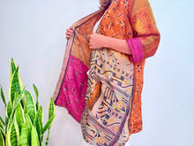 Lade das Bild in den Galerie-Viewer, LANGER KIMONO SEIDE 6
