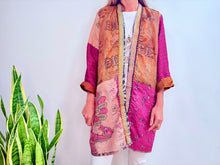 Lade das Bild in den Galerie-Viewer, LANGER KIMONO SEIDE 6
