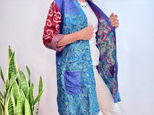 Lade das Bild in den Galerie-Viewer, LANGER KIMONO SEIDE 6
