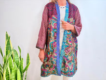Lade das Bild in den Galerie-Viewer, LANGER KIMONO SEIDE 6
