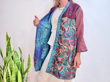 Lade das Bild in den Galerie-Viewer, LANGER KIMONO SEIDE 6
