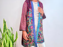 Lade das Bild in den Galerie-Viewer, LANGER KIMONO SEIDE 6
