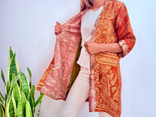 Lade das Bild in den Galerie-Viewer, LANGER KIMONO SEIDE 6
