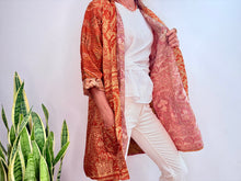 Lade das Bild in den Galerie-Viewer, LANGER KIMONO SEIDE 6
