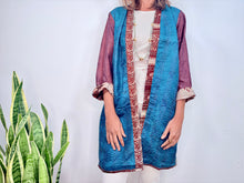 Lade das Bild in den Galerie-Viewer, LANGER KIMONO SEIDE 6
