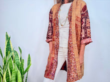 Lade das Bild in den Galerie-Viewer, LANGER KIMONO SEIDE 6
