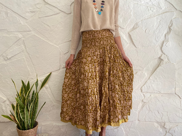 GOA SKIRT - MUSTARD