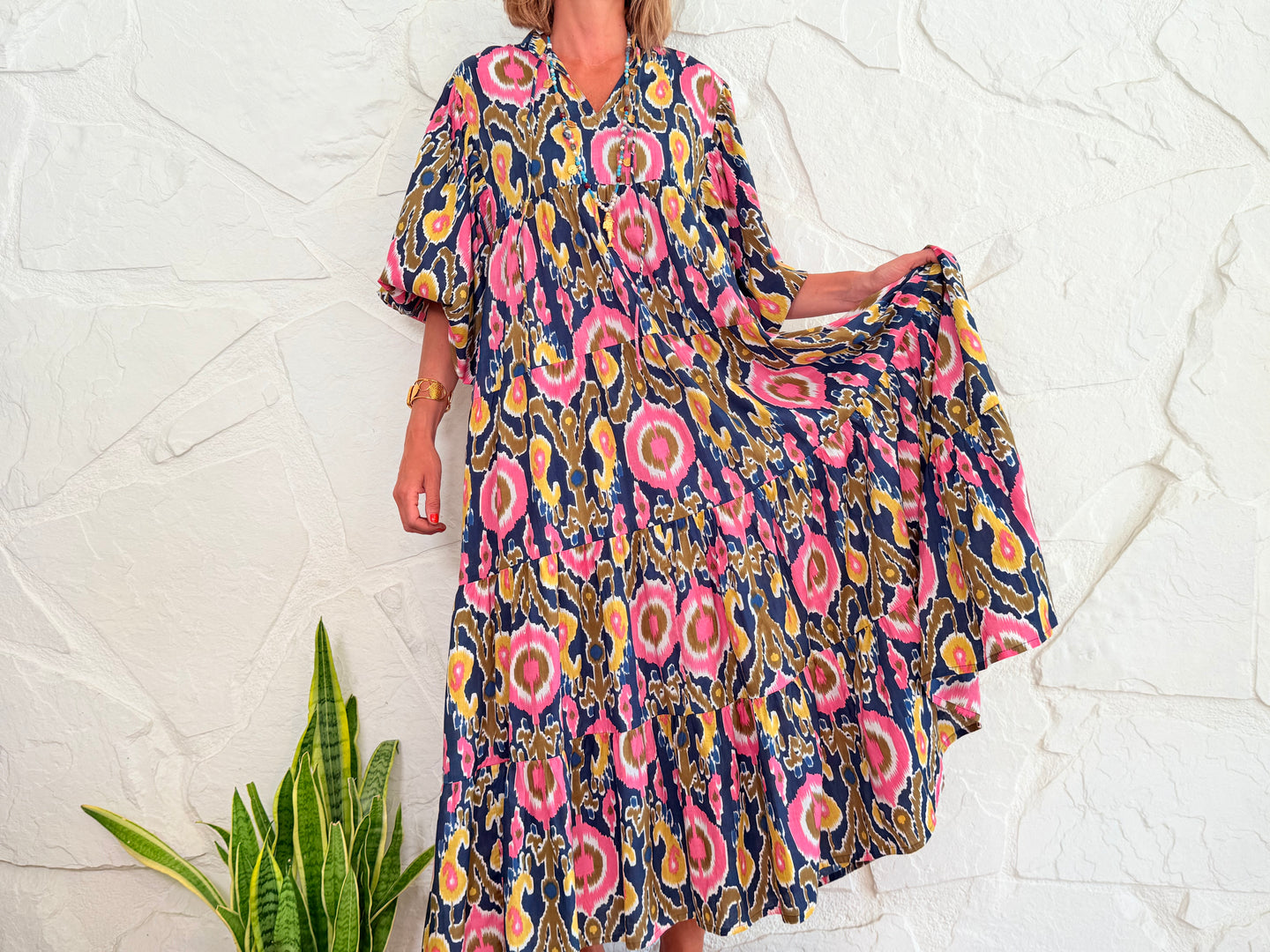SAINT-TROPEZ - BLAUES KLEID
